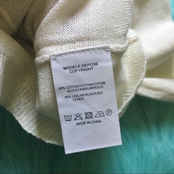 ππΌ C de C Baby Luxury Lightweight Cardigan Linen and Cotton Blend Newborn - Picture 7 of 7